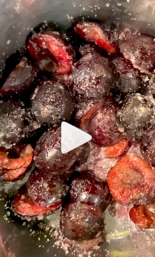 How to make sweet cherry confit