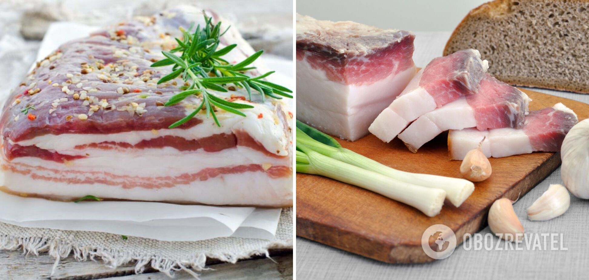 How to marinate lard deliciously