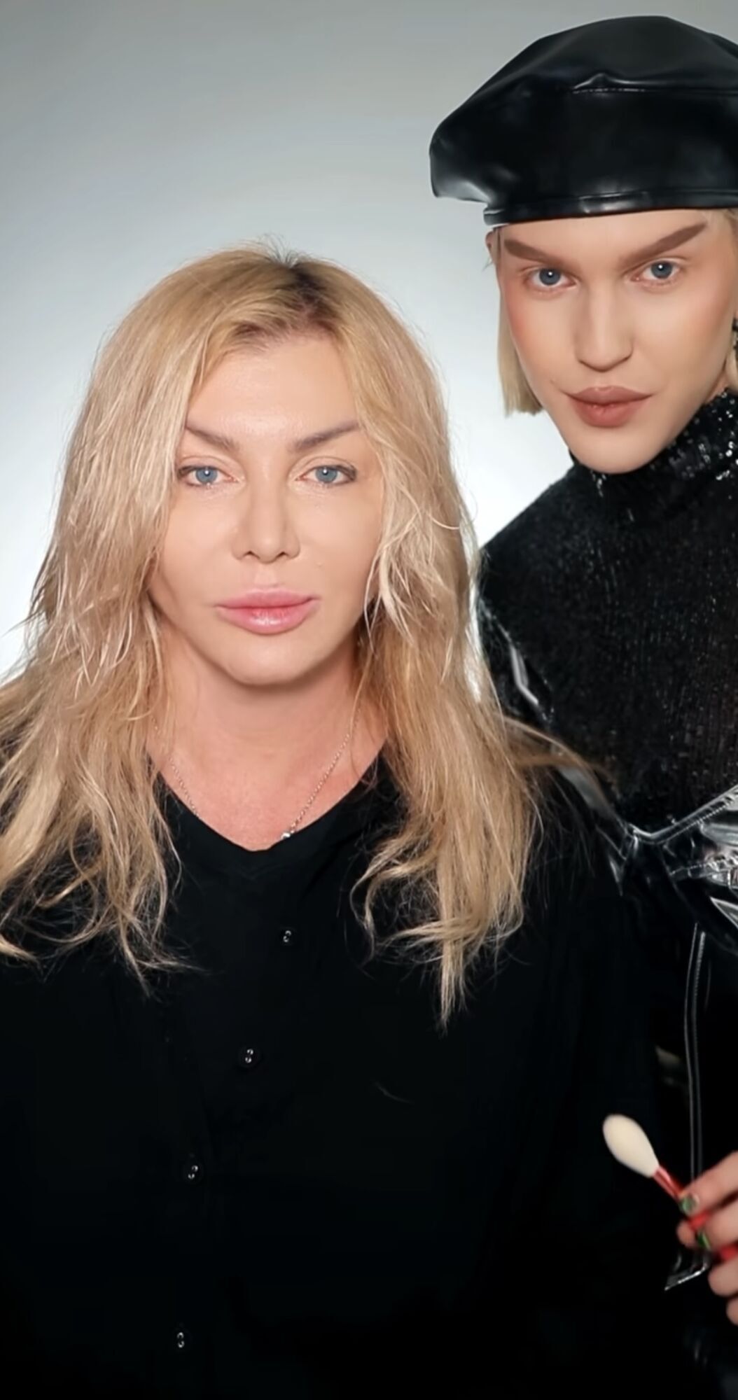 Like brother and sister. Iryna Bilyk without makeup impressed with her incredible resemblance to the famous man