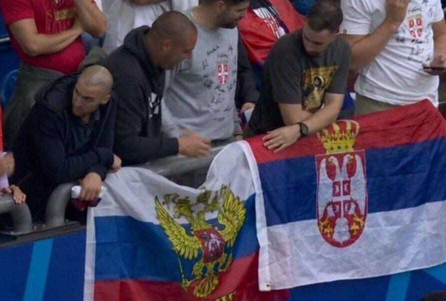 Serbia is under investigation for Russian flags and provocations at Euro 2024