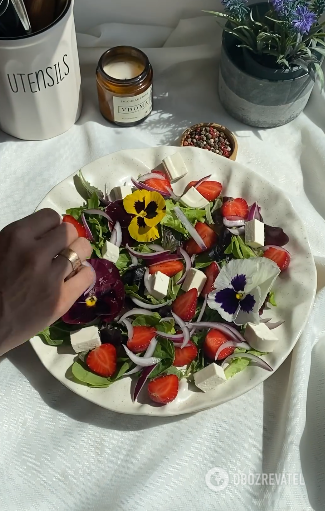 Strawberry and feta salad: a delicious summer dish in minutes