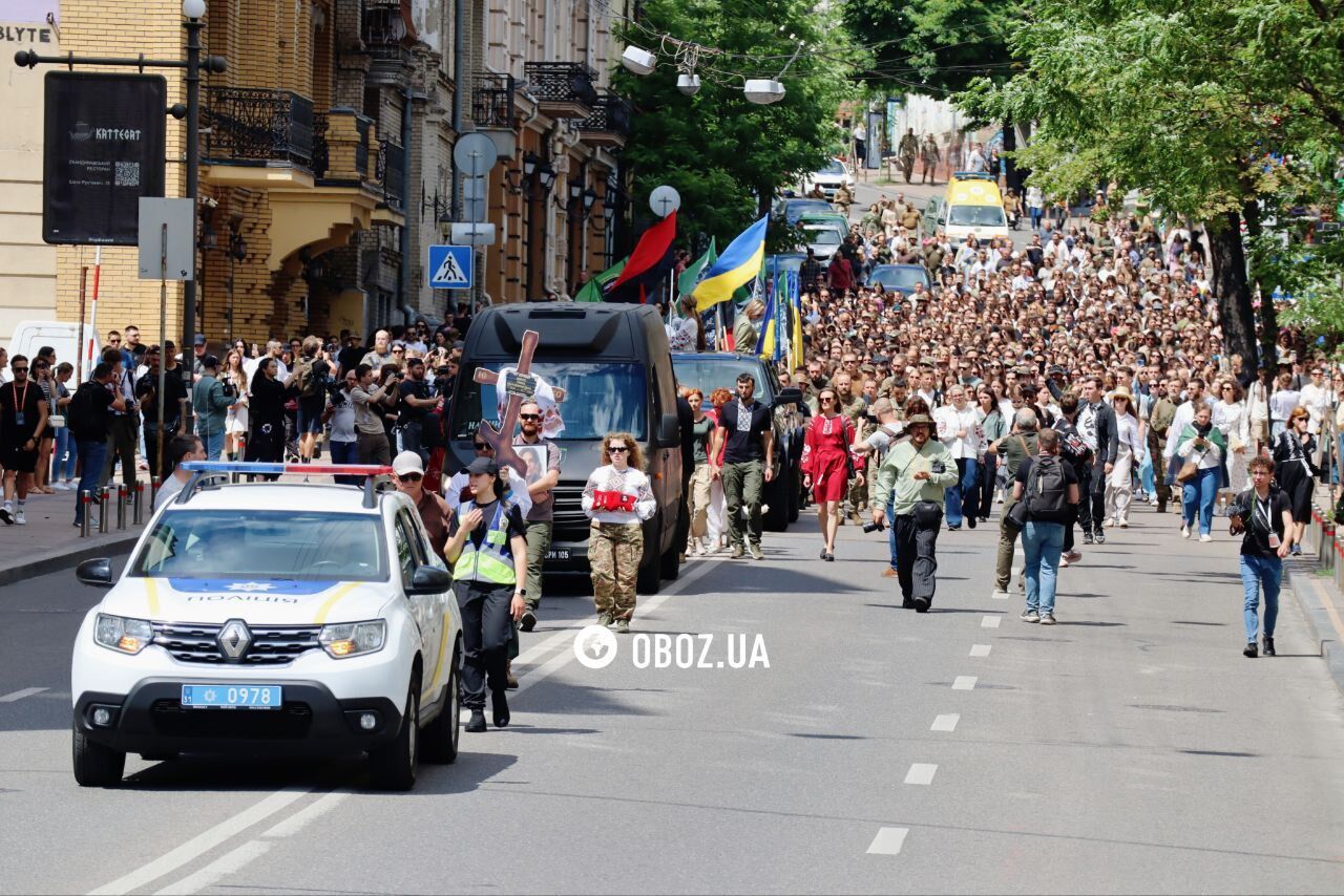 She gave her life for Ukraine: the farewell ceremony for combat medic Iryna Tsybukh has begun in Kyiv. Photos and video