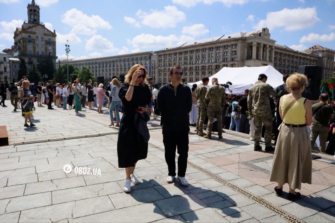 She gave her life for Ukraine: the farewell ceremony for combat medic Iryna Tsybukh has begun in Kyiv. Photos and video