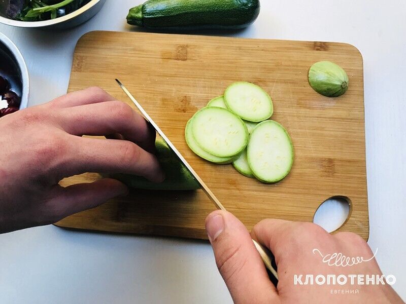 Zucchini for the dish