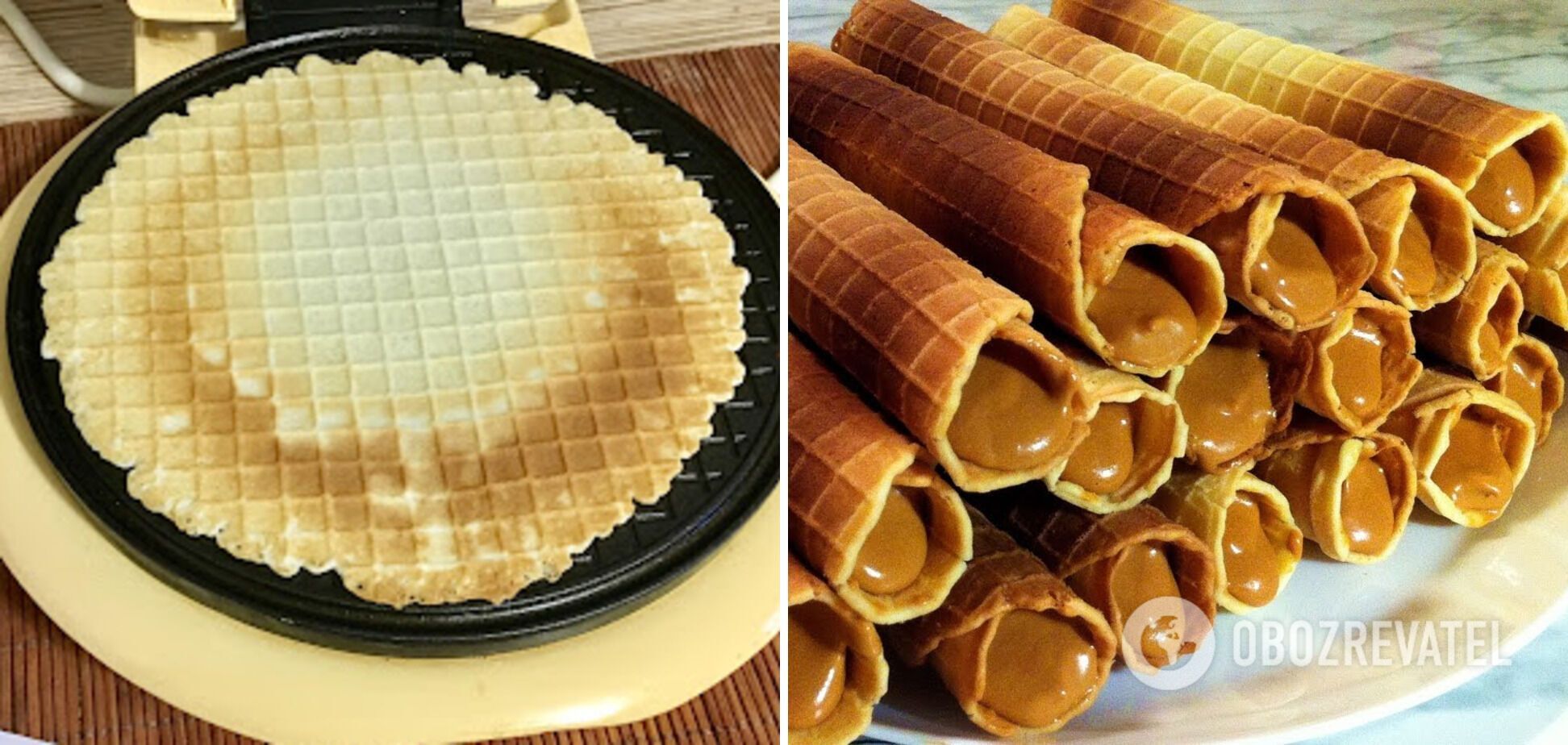 How to fry waffle tubes correctly