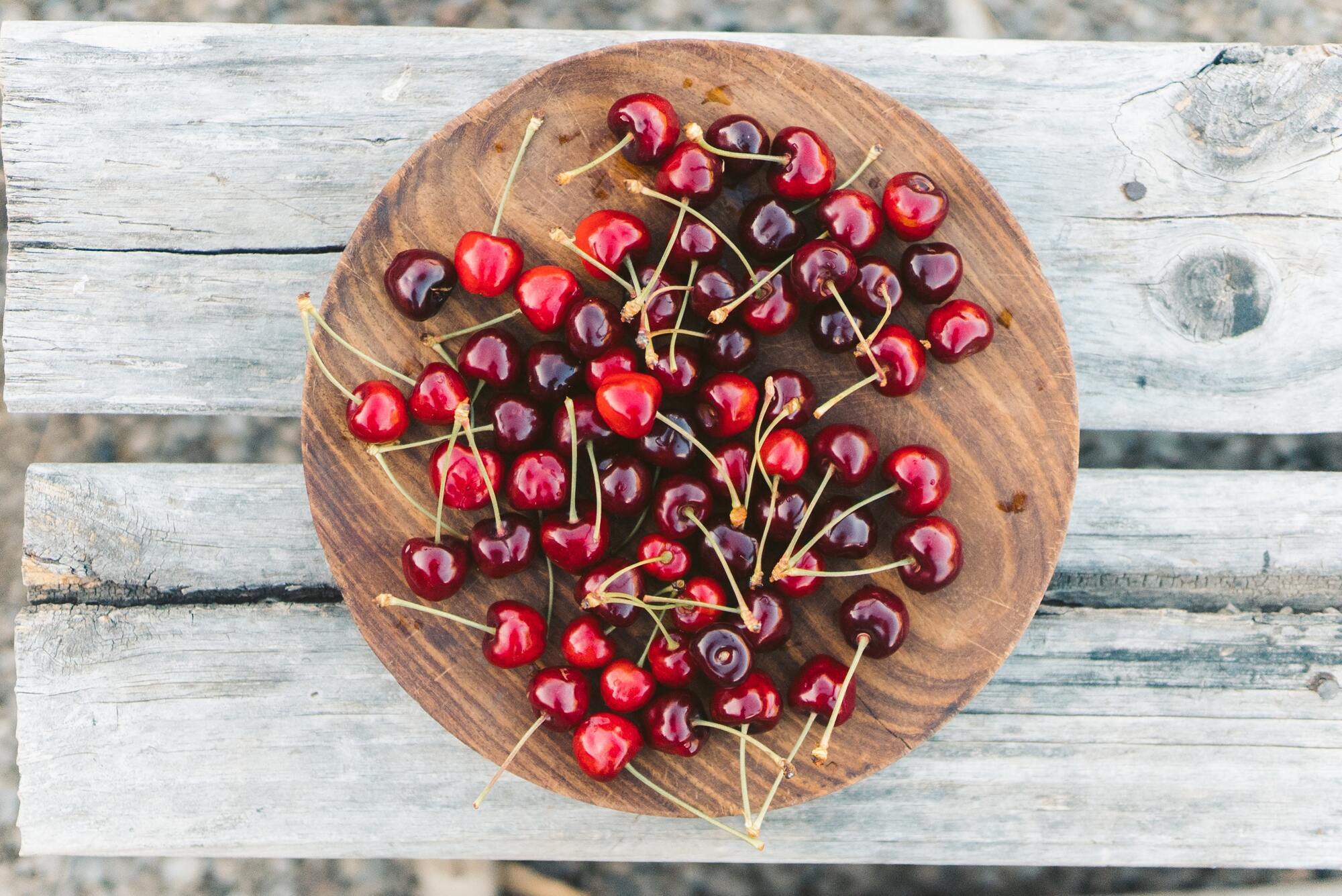 Ripe cherries