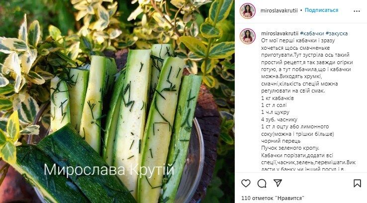 Instant pickled zucchini recipe