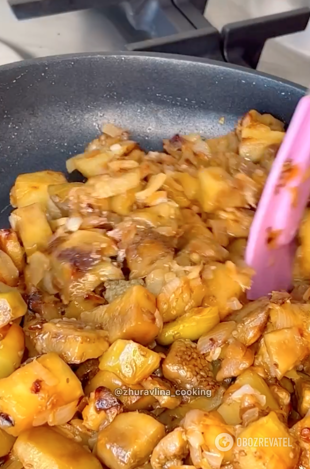 Eggplant for the dish