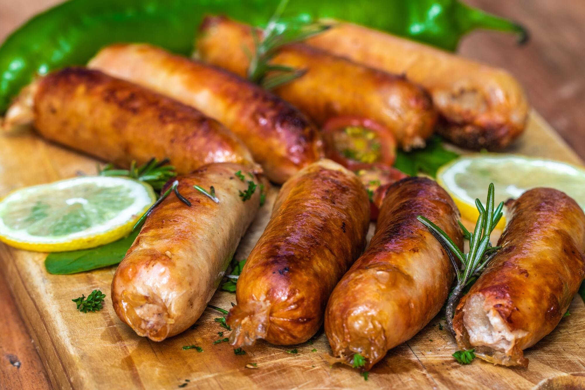 Sausages are very easy to make at home.