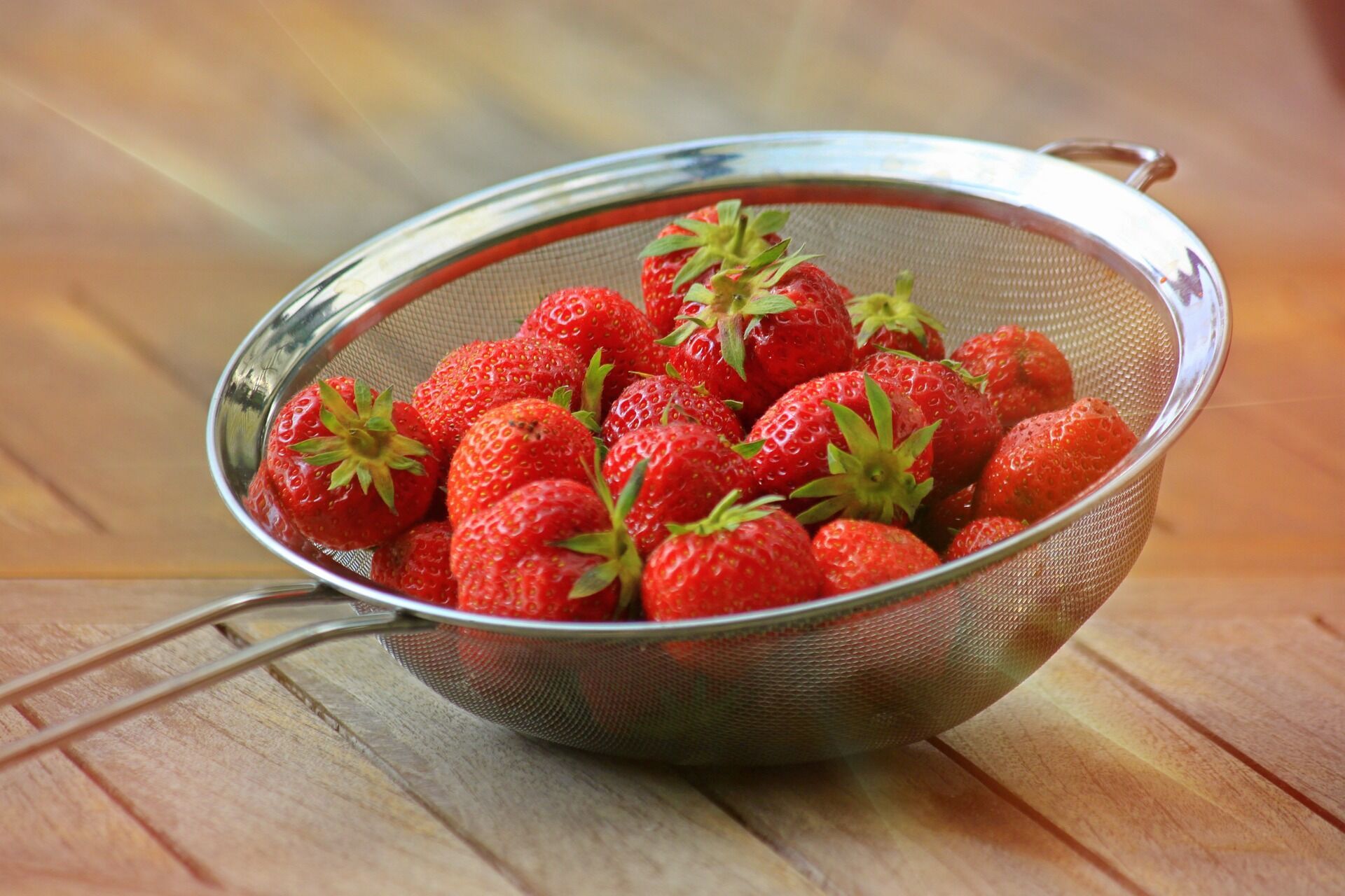 Make sure to wash berries and fruits well