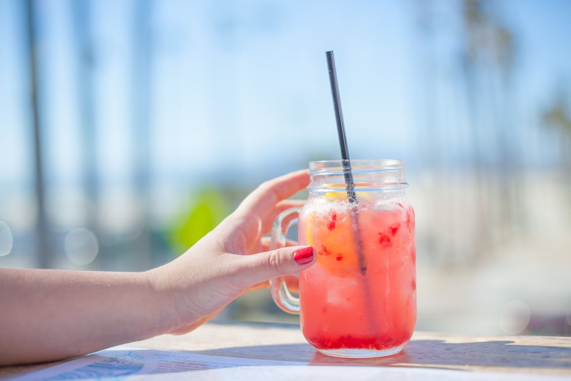 Cooling watermelon drink