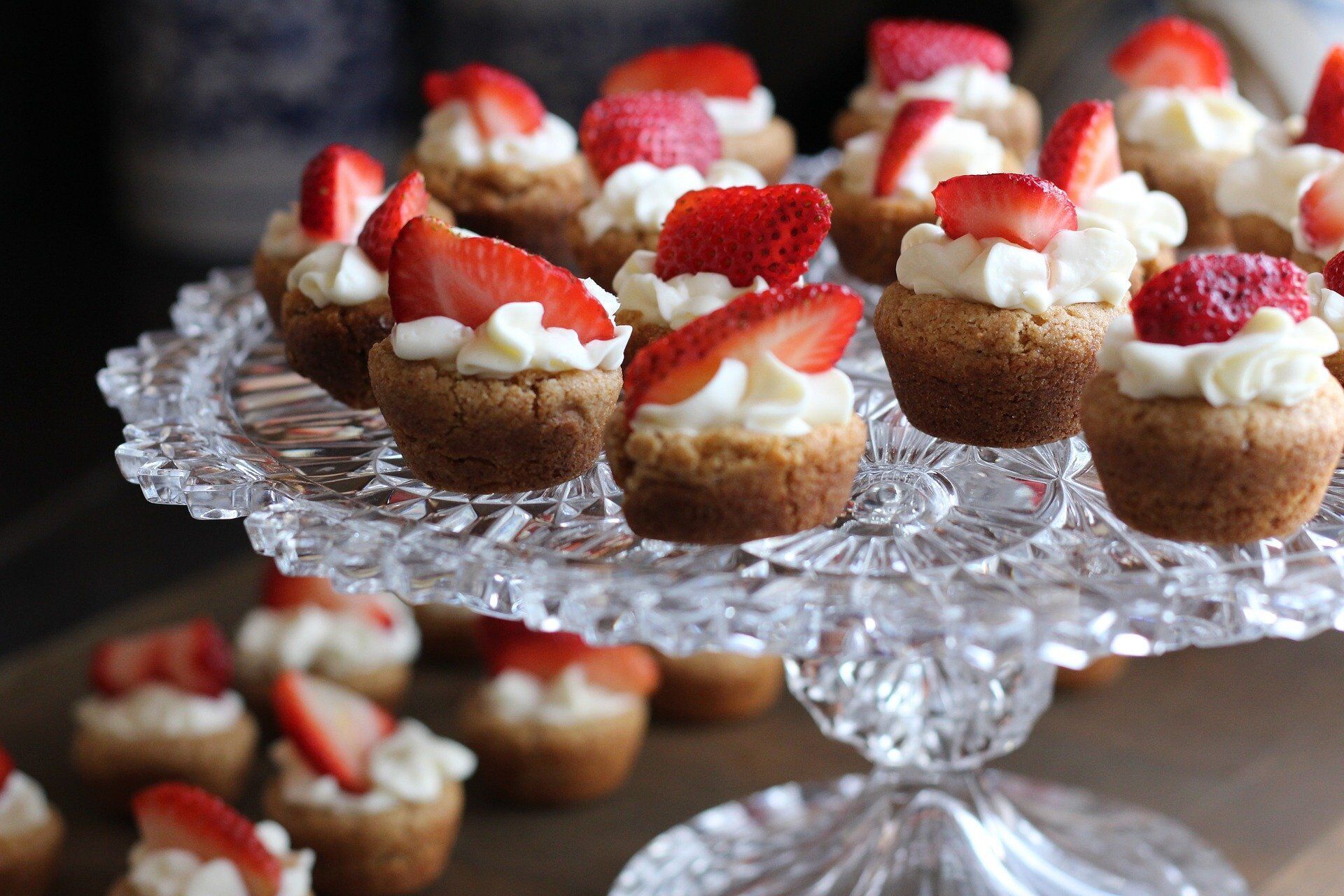 Desserts go well with champagne