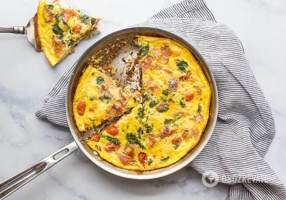 omelet pizza