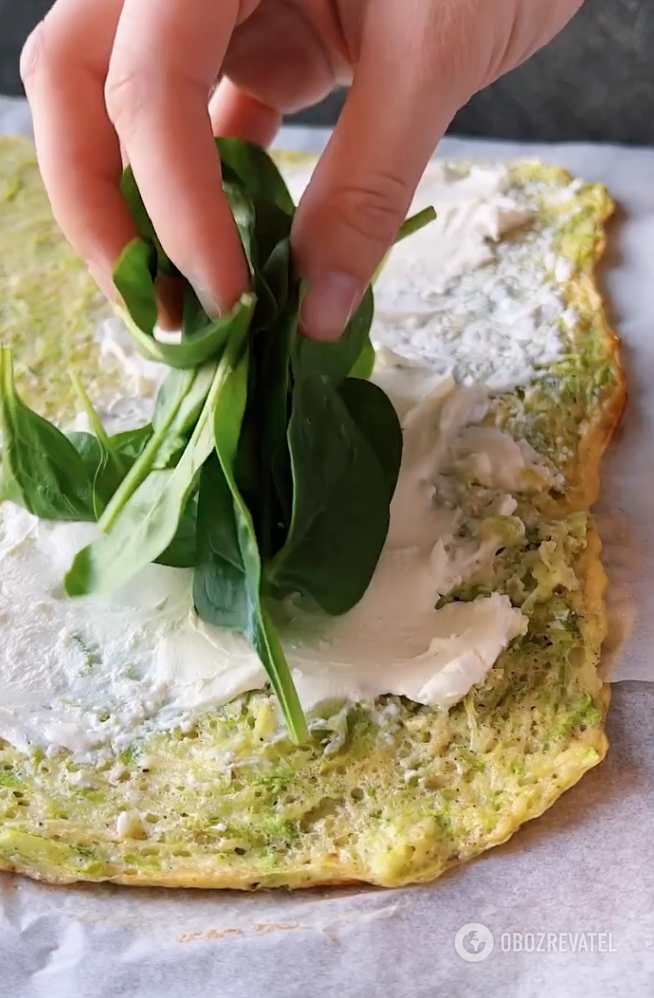 Delicious zucchini appetizer