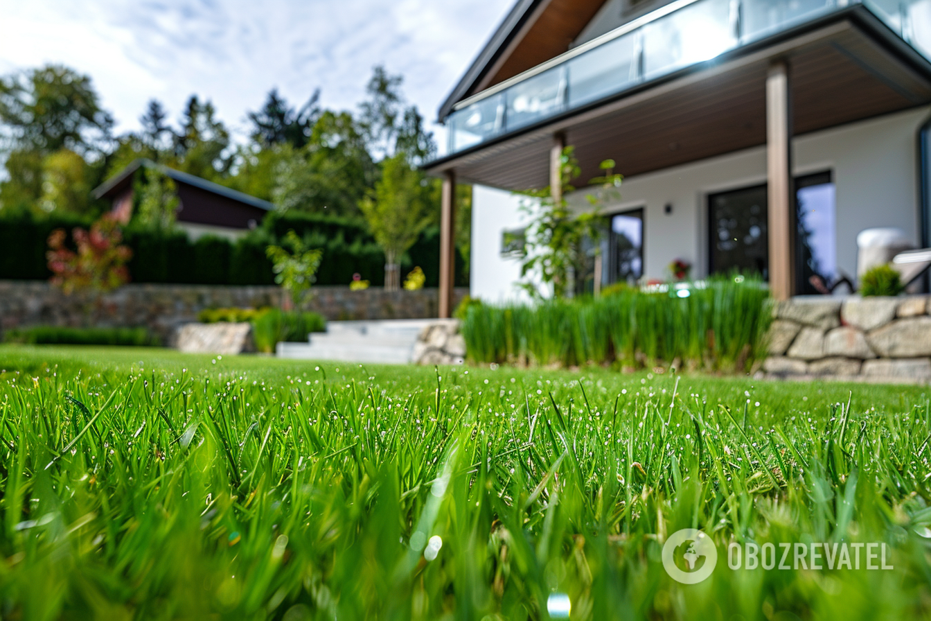 It will be just like the picture: how to take care of your lawn. Work calendar