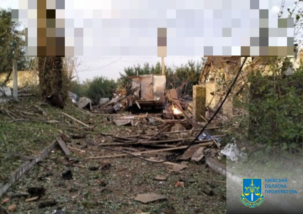 Casualties and damaged houses: the aftermath of the June 23 missile attack on Kyiv region. All details, video and photos