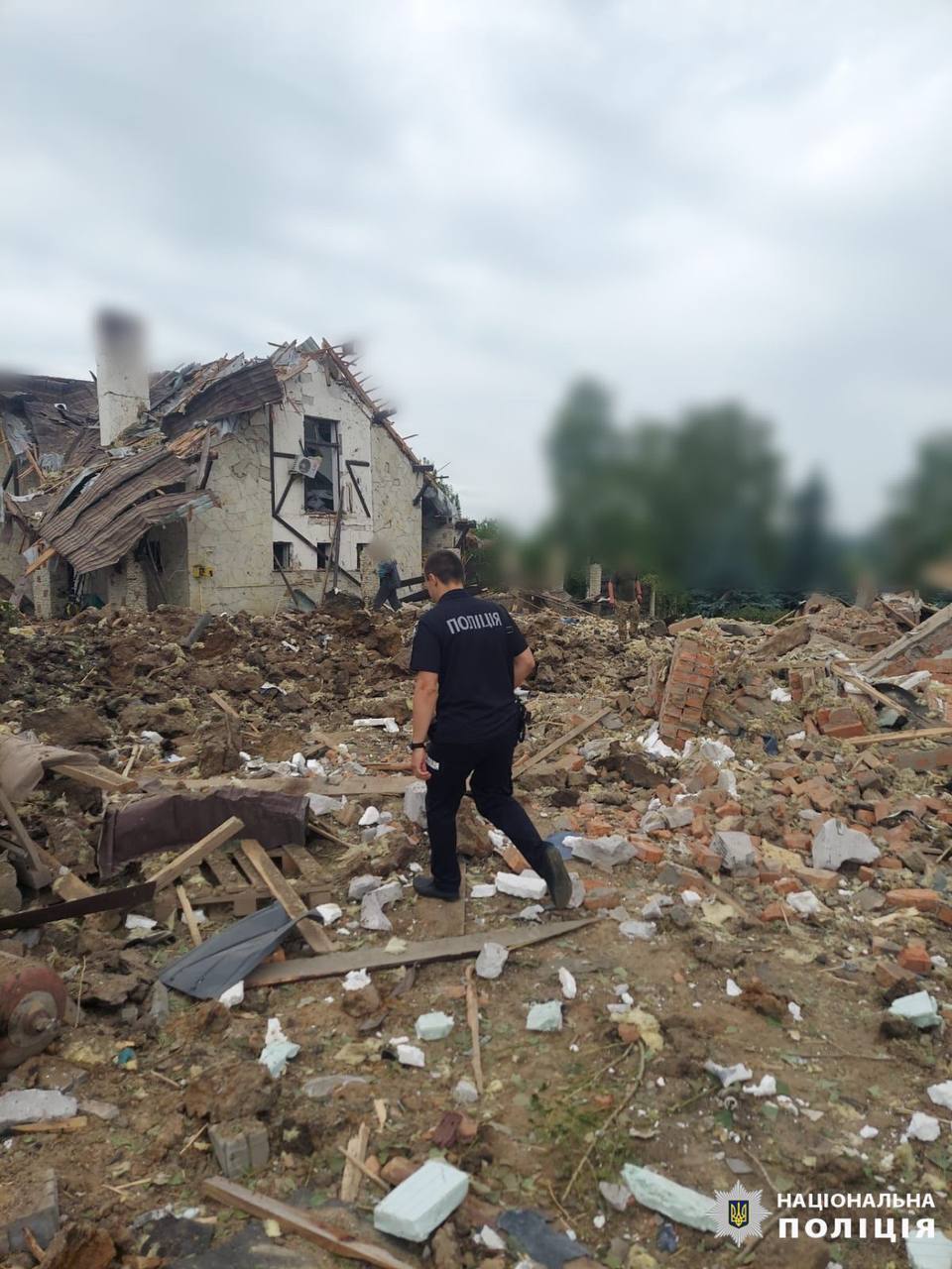 Casualties and damaged houses: the aftermath of the June 23 missile attack on Kyiv region. All details, video and photos