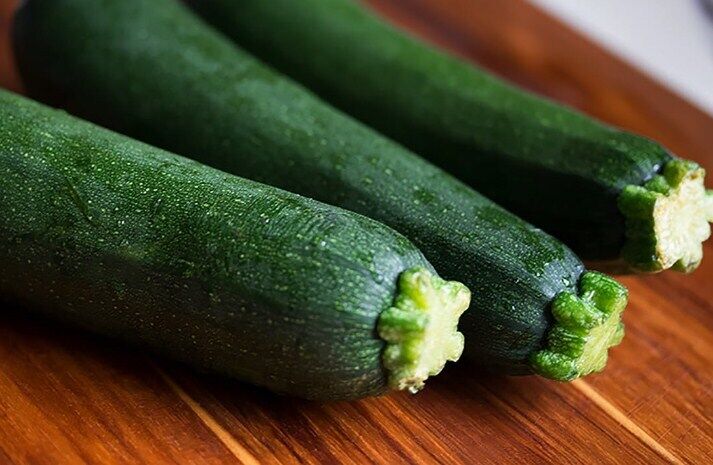 Young zucchini