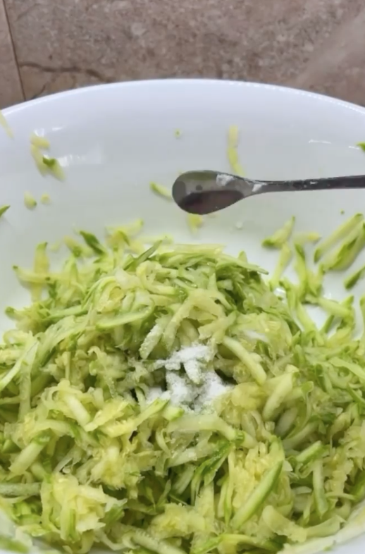 Zucchini for the dish