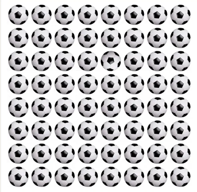 Soccer puzzle for the attentive: find the strange ball in the picture