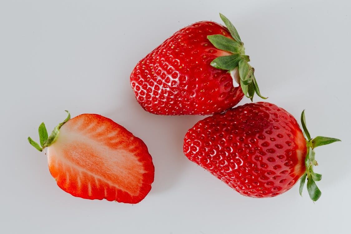 Strawberries for salad