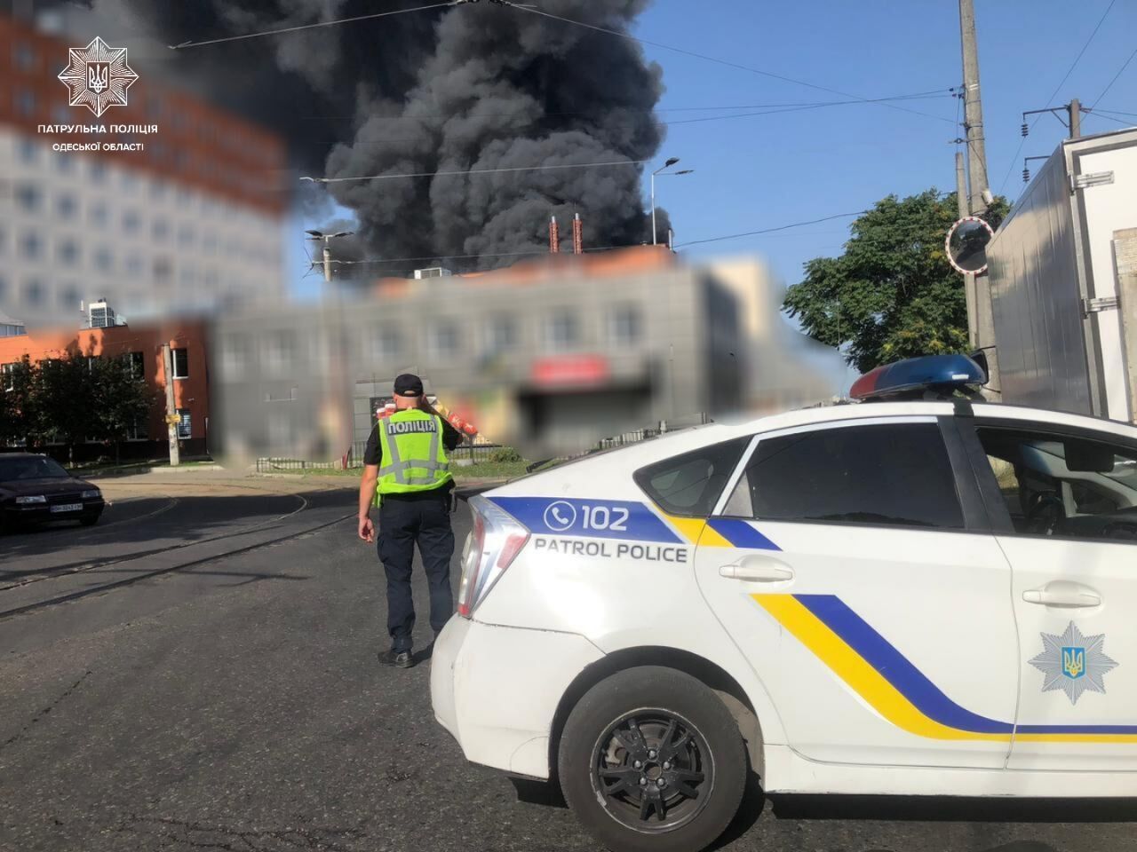 Occupants struck at Odesa: a fire broke out, there are victims. Photos and videos