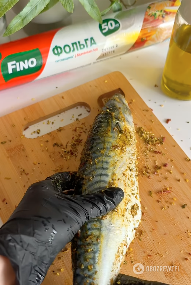 Baked mackerel – how to cook – mackerel recipe with filling