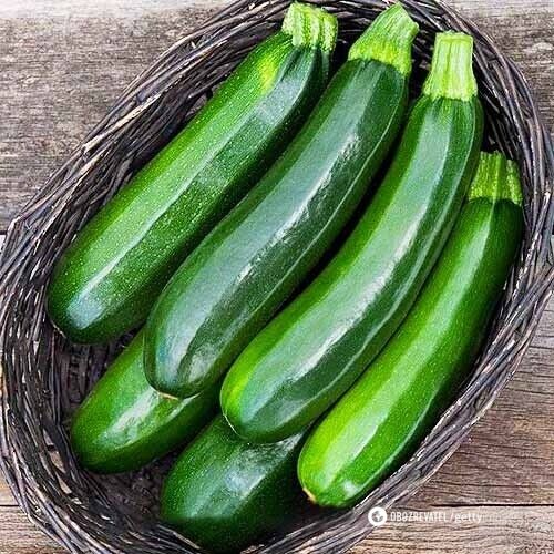 Zucchini are very healthy