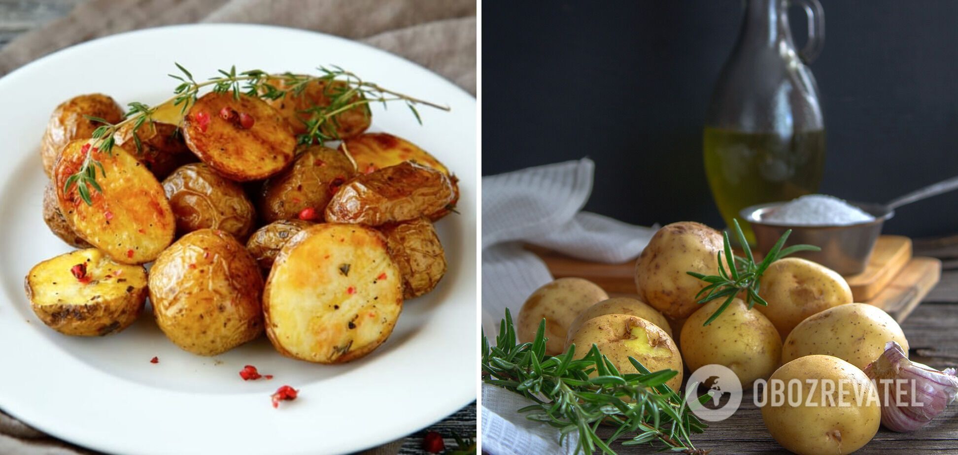 Baked jacket potatoes