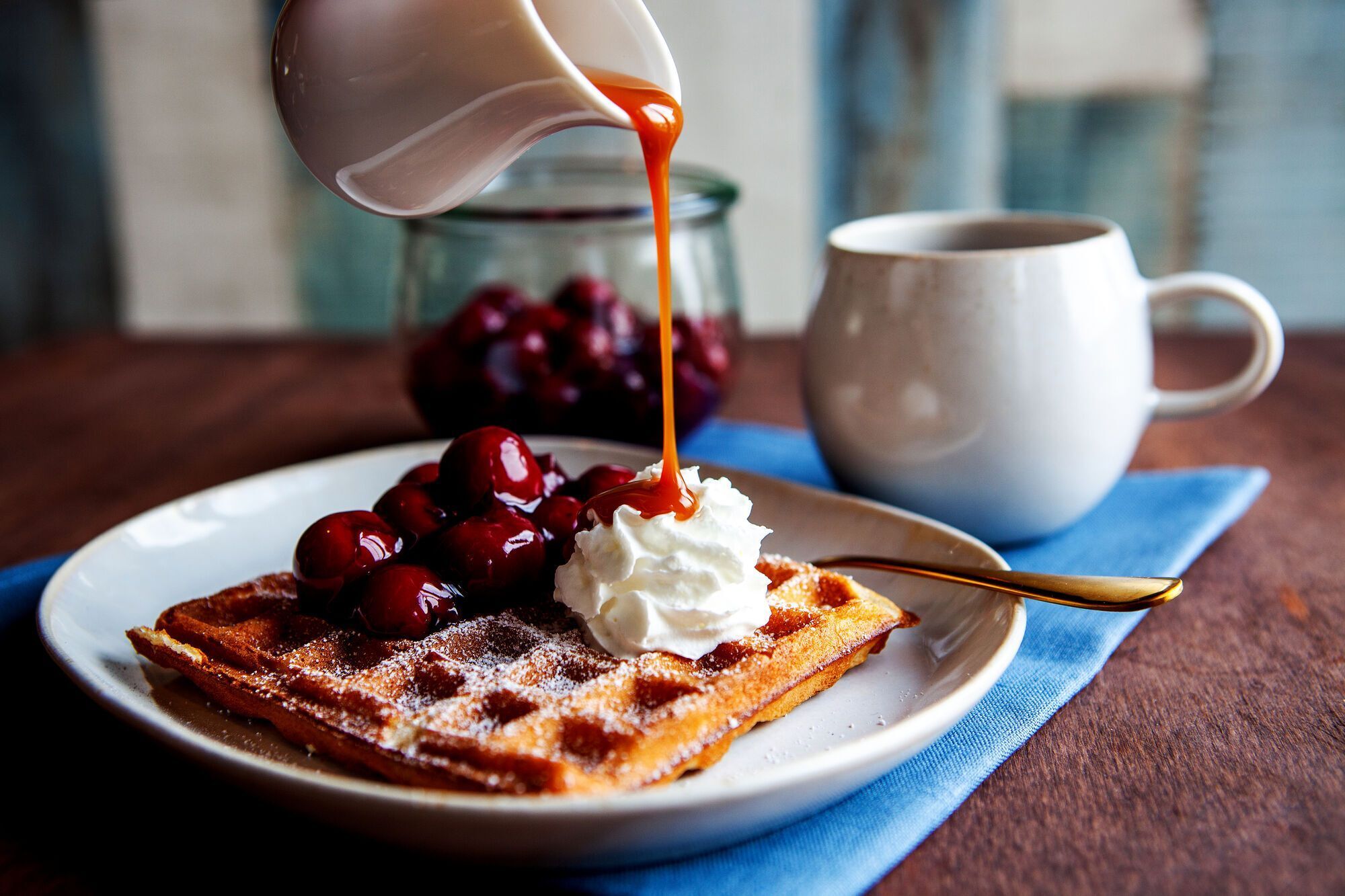 Homemade waffles