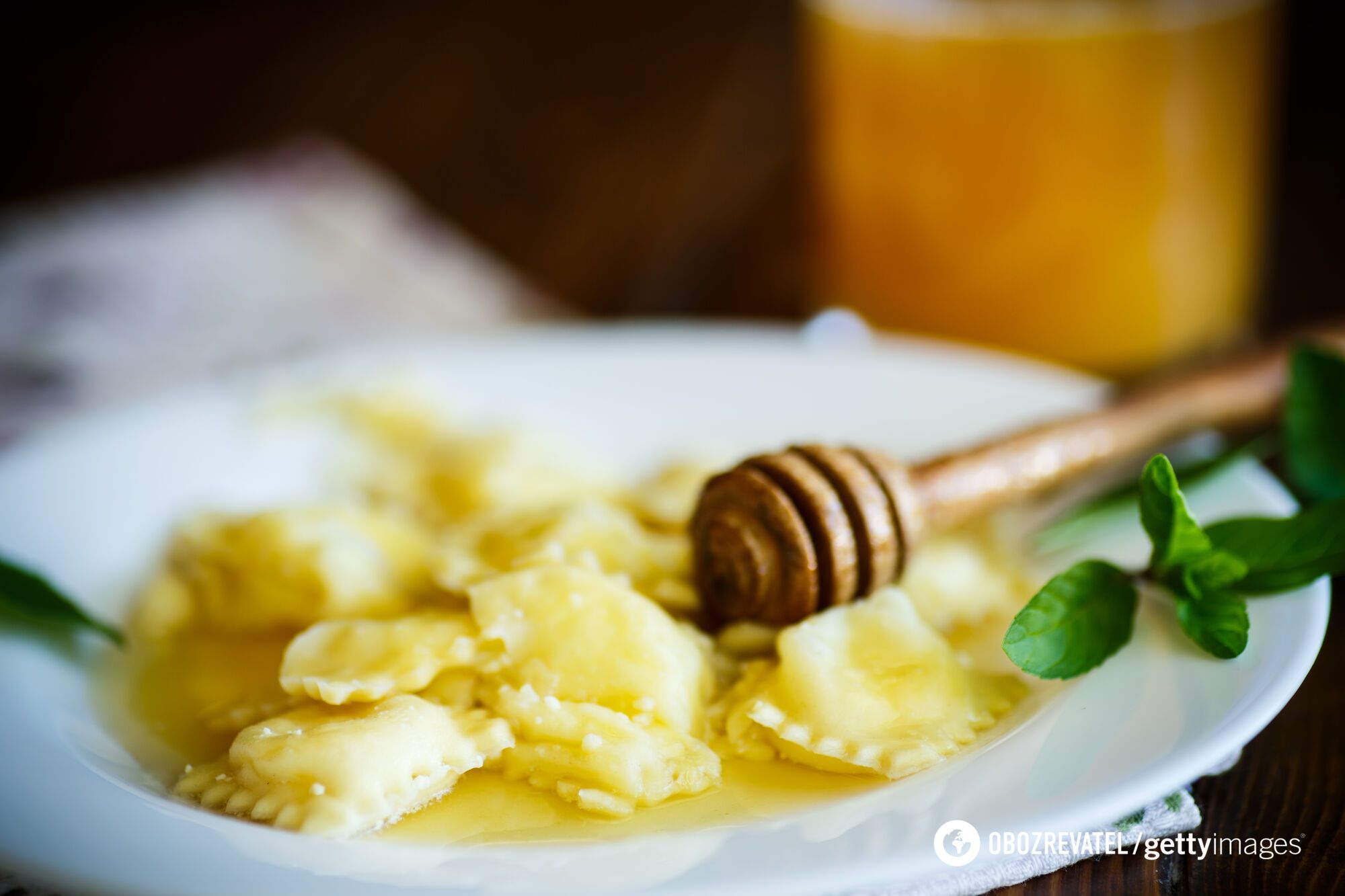 Ravioli with sweet filling