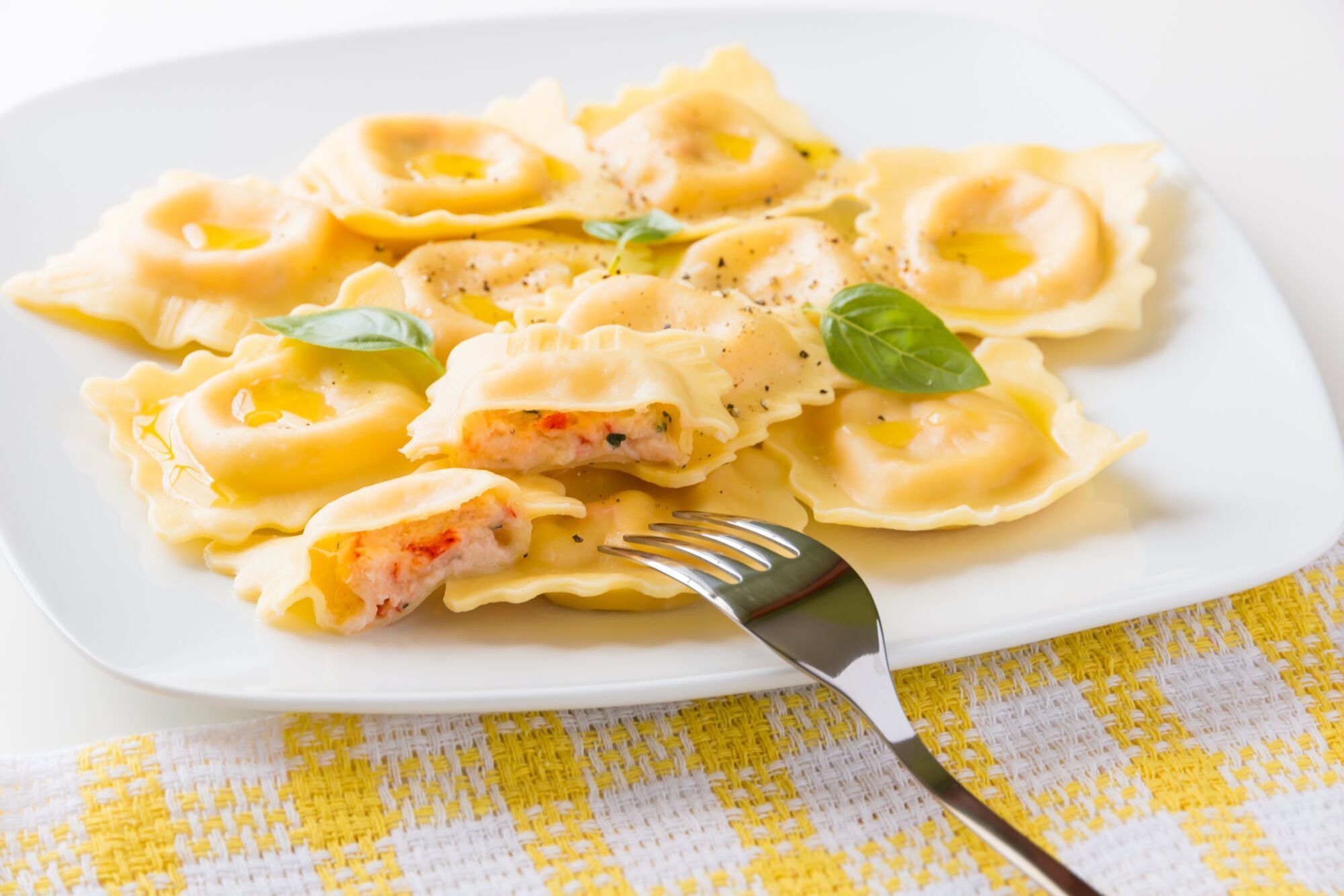 Ravioli with delicious fillings