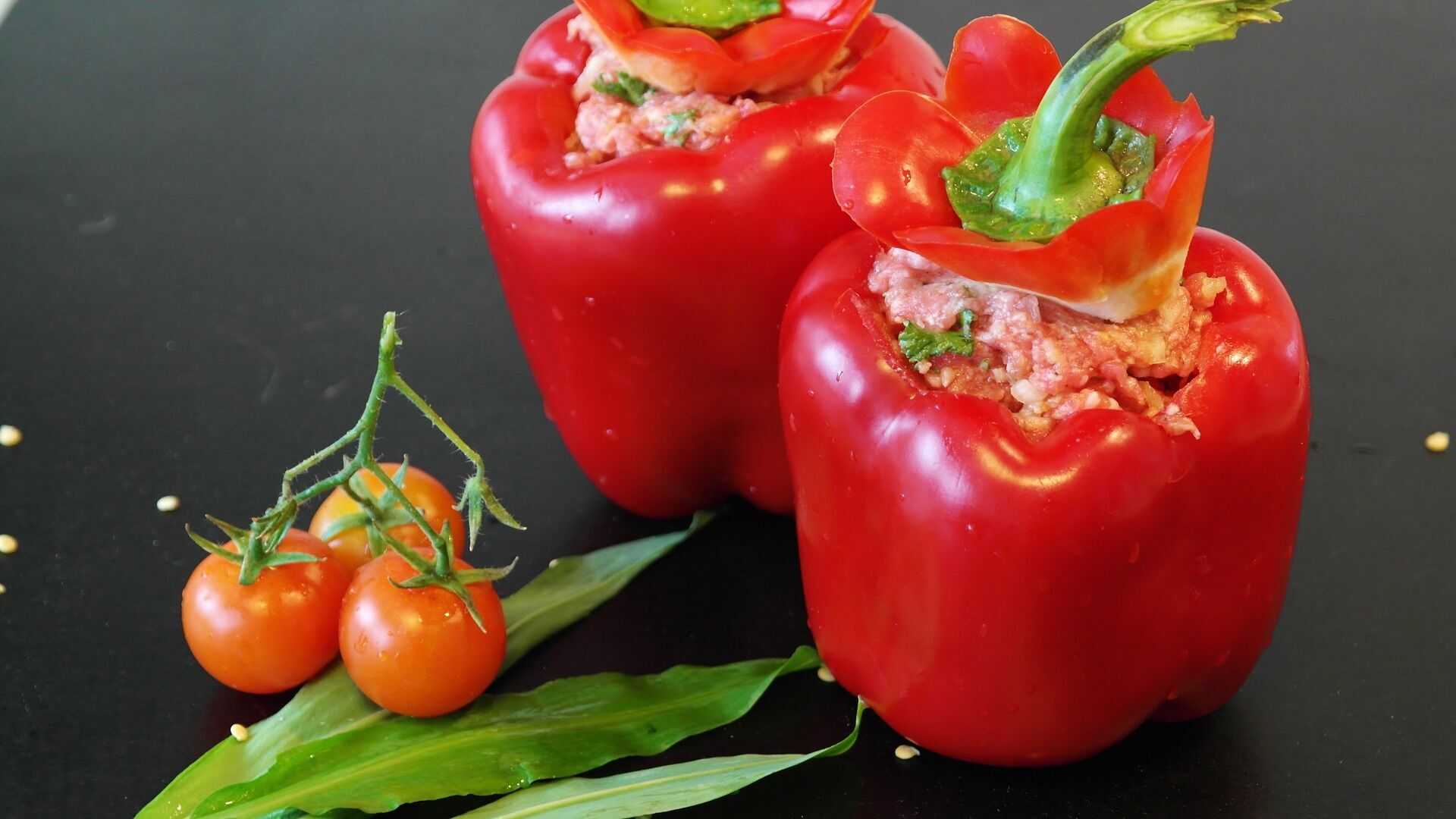 Stuffed peppers with meat