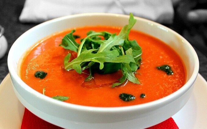 Gazpacho without meat