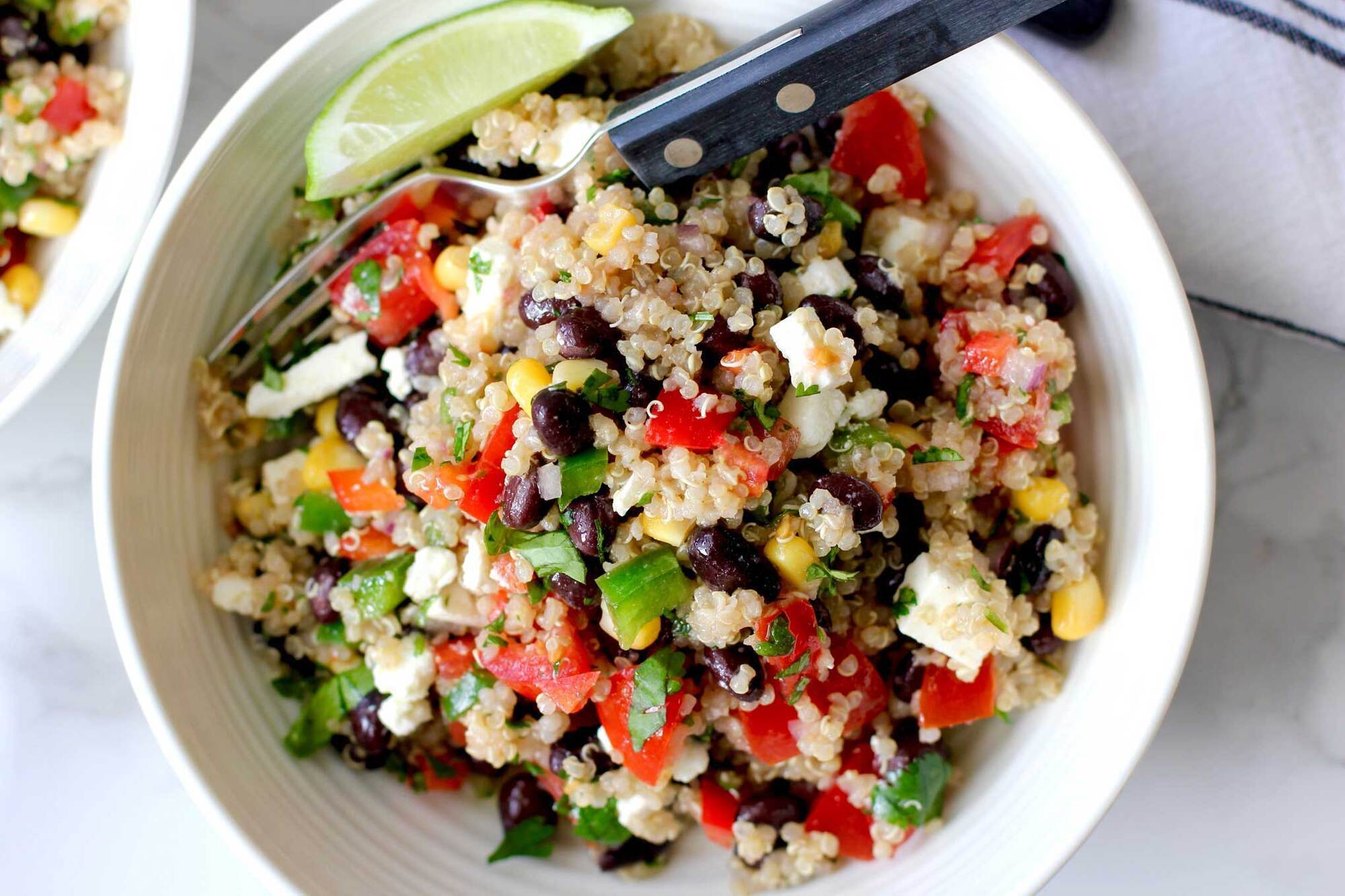 Quinoa can be added to salads