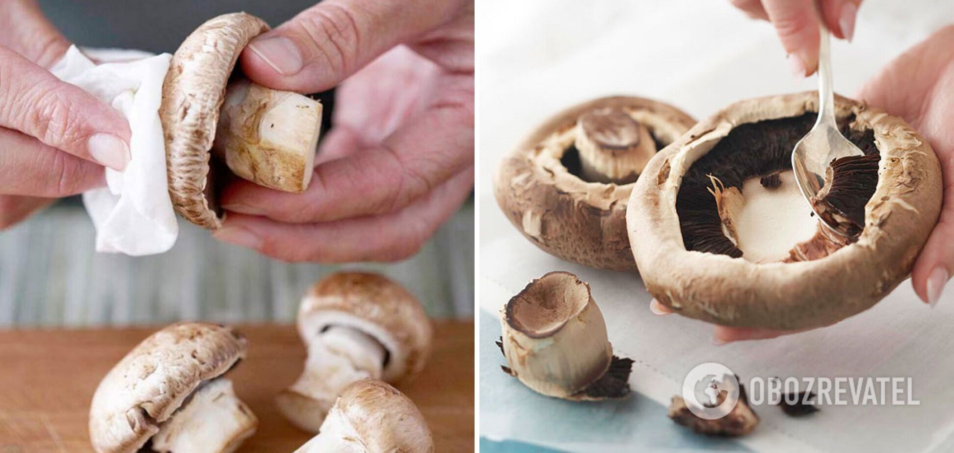 Mushrooms for appetizers