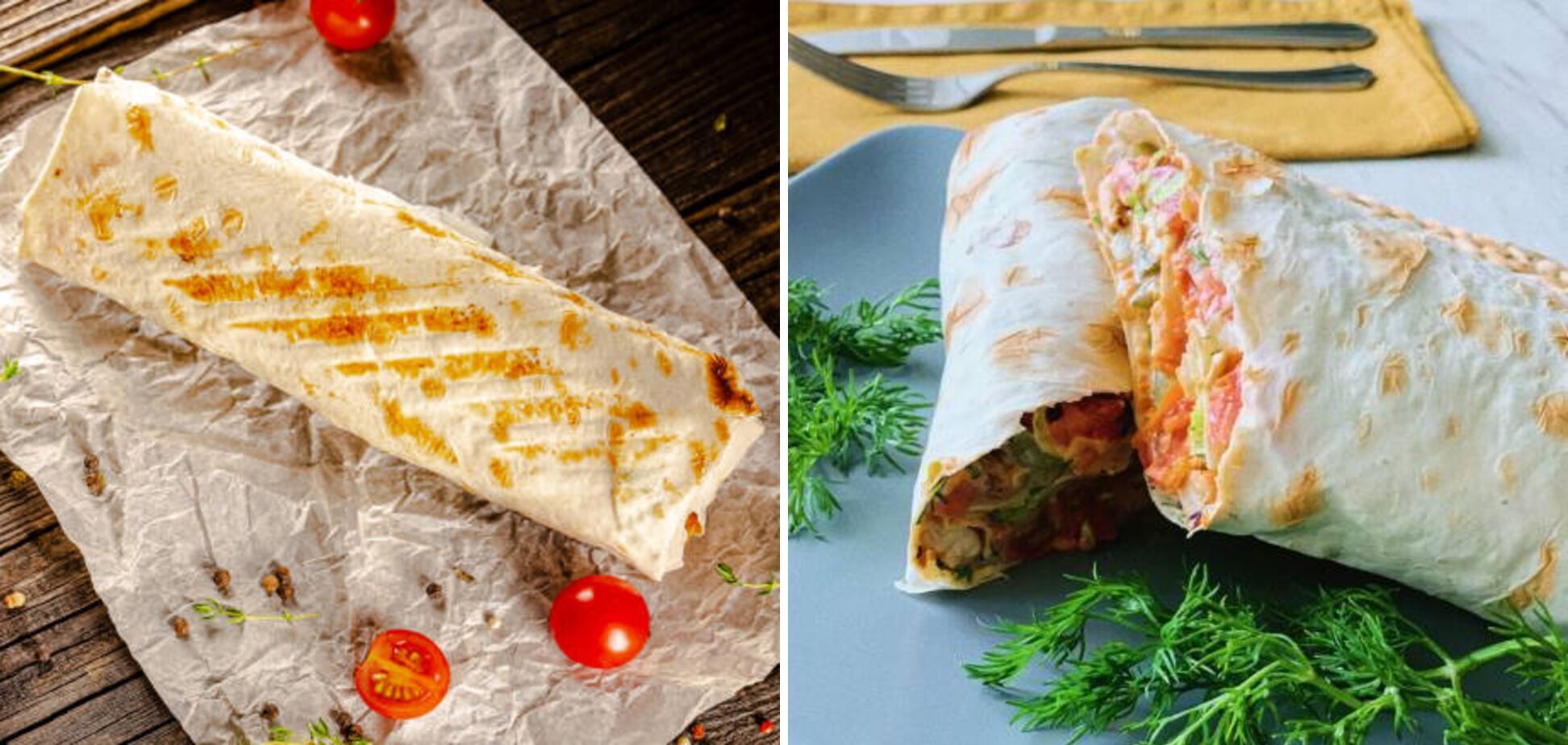 Homemade shawarma recipe with healthy filling