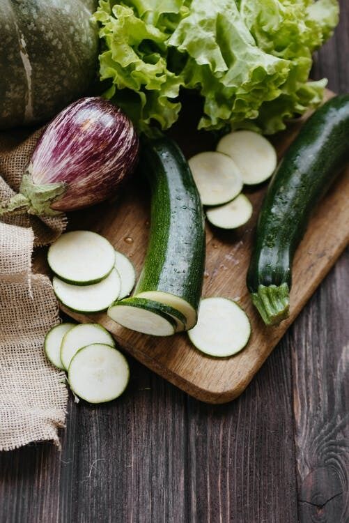 Zucchini for the cake