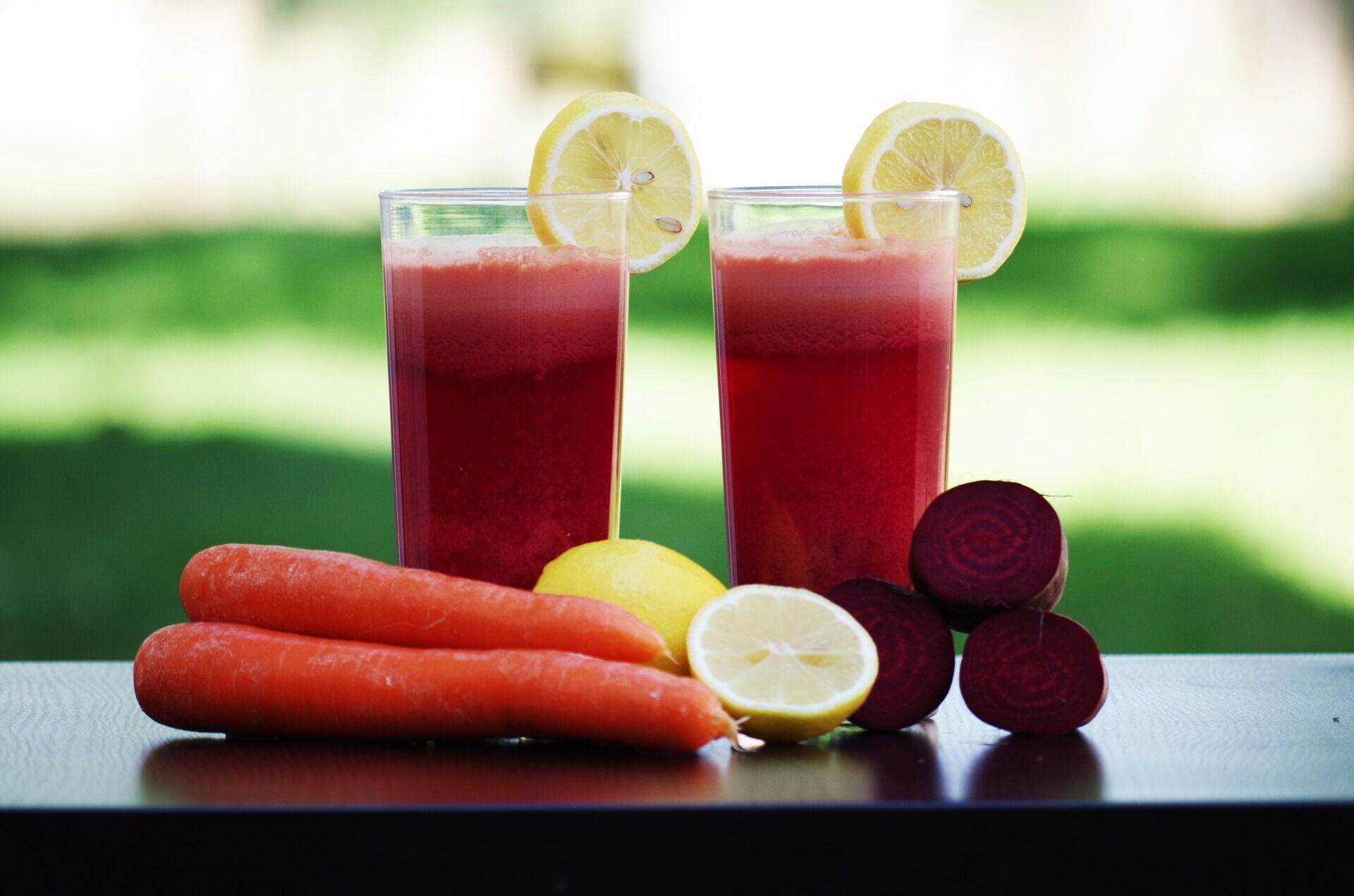 Beetroot, carrot and cabbage smoothie