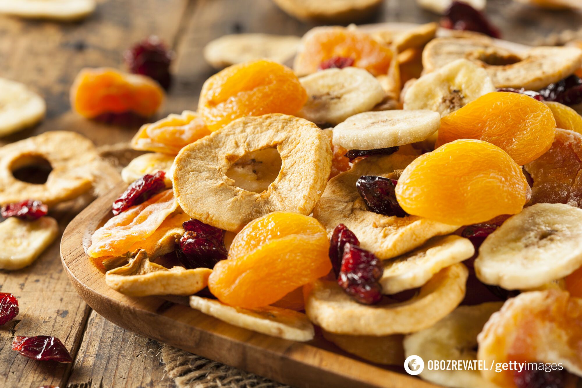 Dried fruits are high in calories