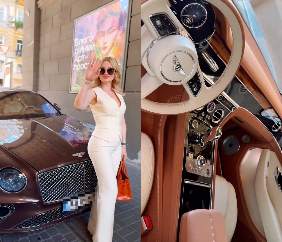 Glasses for 1000 euros, shoes for 800: Mrs. Ukraine International 2024 told how much her bow and new Bentley cost, but the network is delighted
