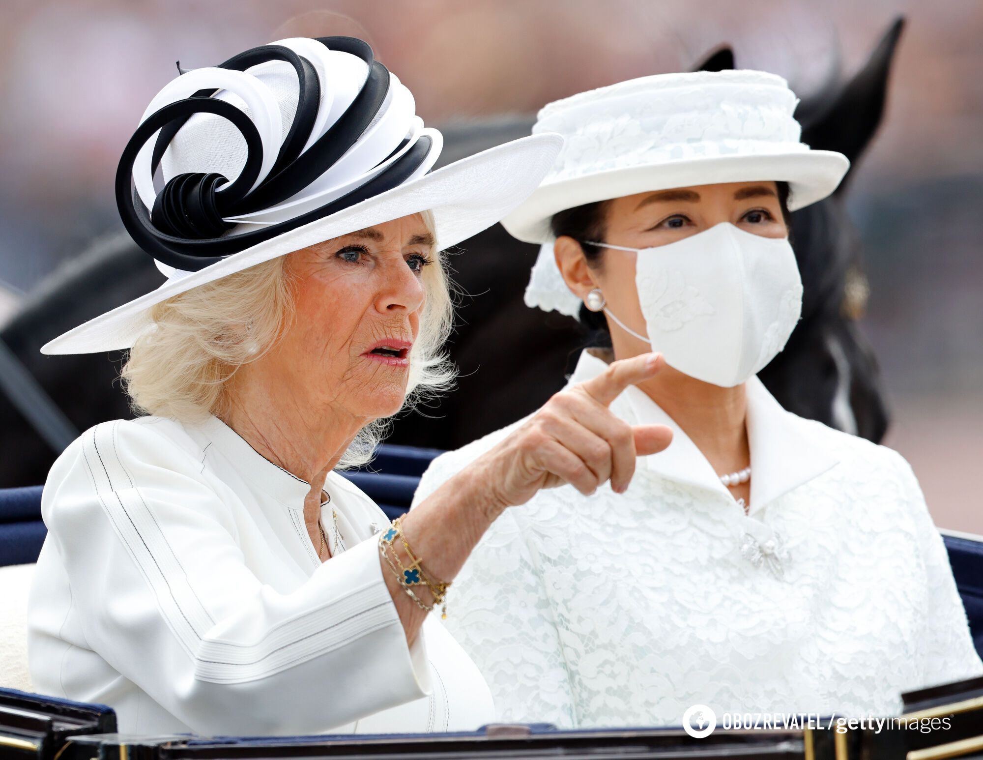 Ujawniono nieoczekiwany powód, dla którego cesarzowa Japonii nosiła maskę podczas spotkania z królową Camillą