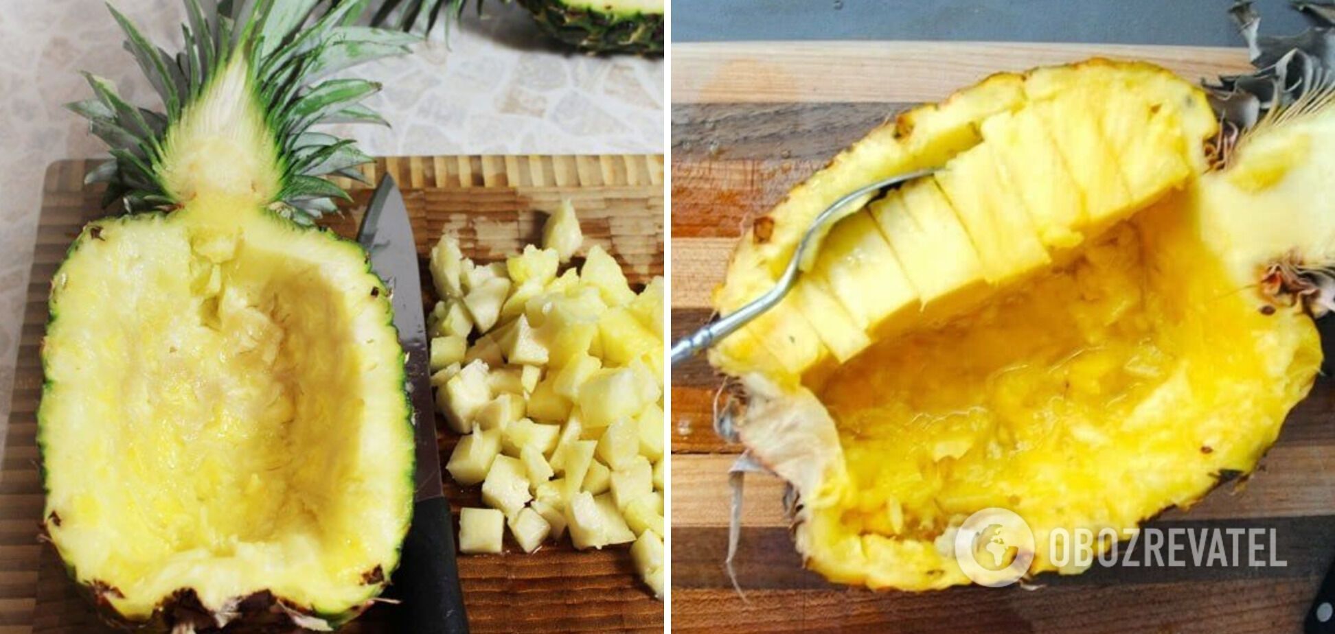 Pineapple for stuffing