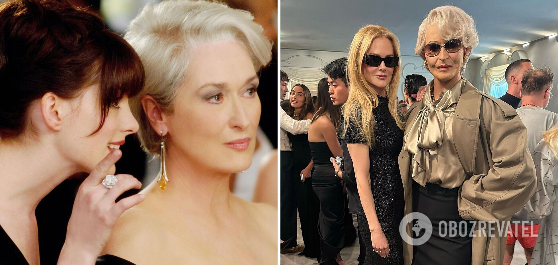 The Devil Wears Prada reborn: famous makeup artist turns himself into Meryl Streep for Paris Fashion Week, looking surprisingly similar