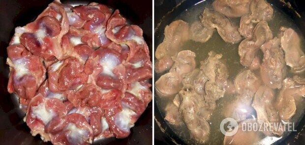 How to cook chicken gizzards correctly