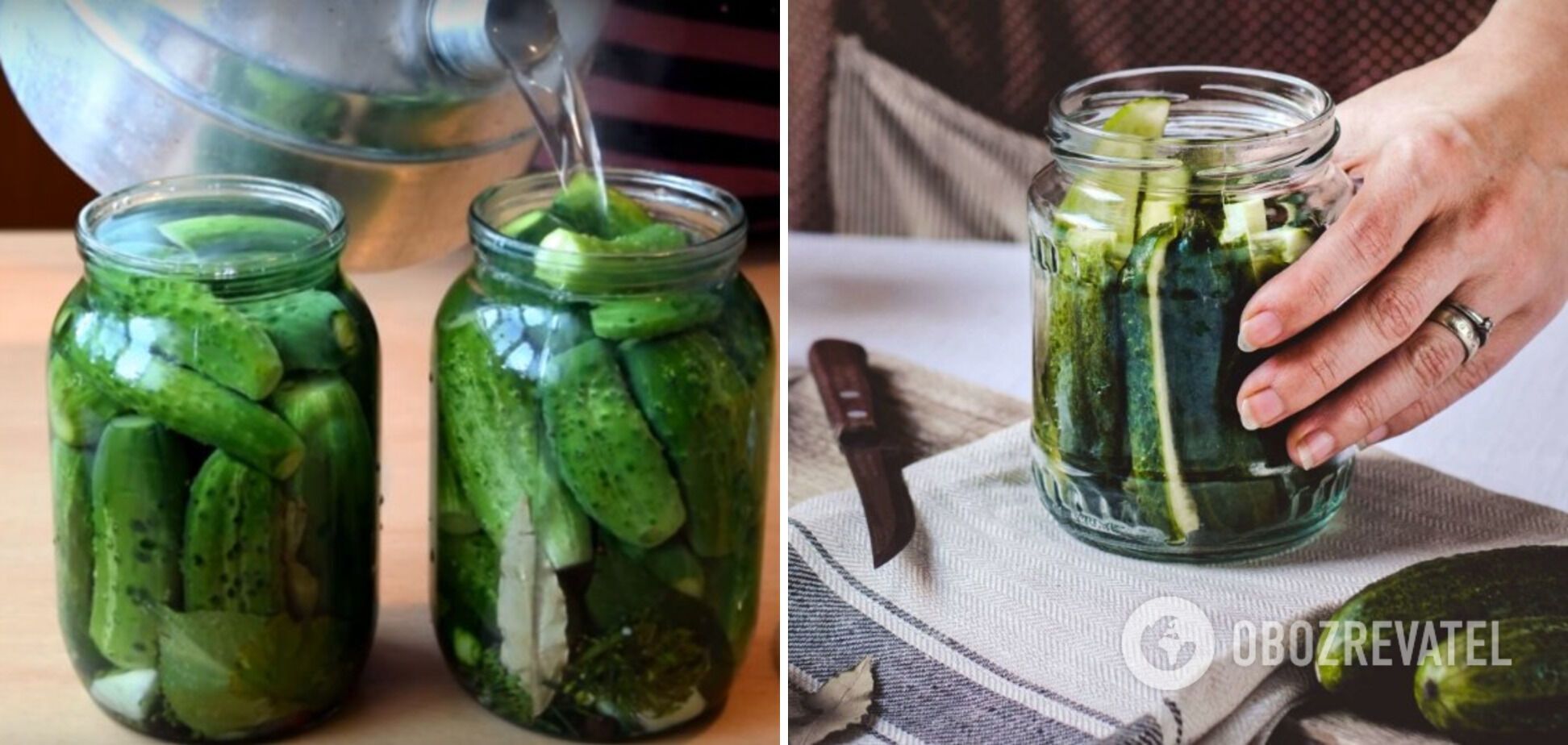 How not to store fresh cucumbers: they will quickly wither and become soft