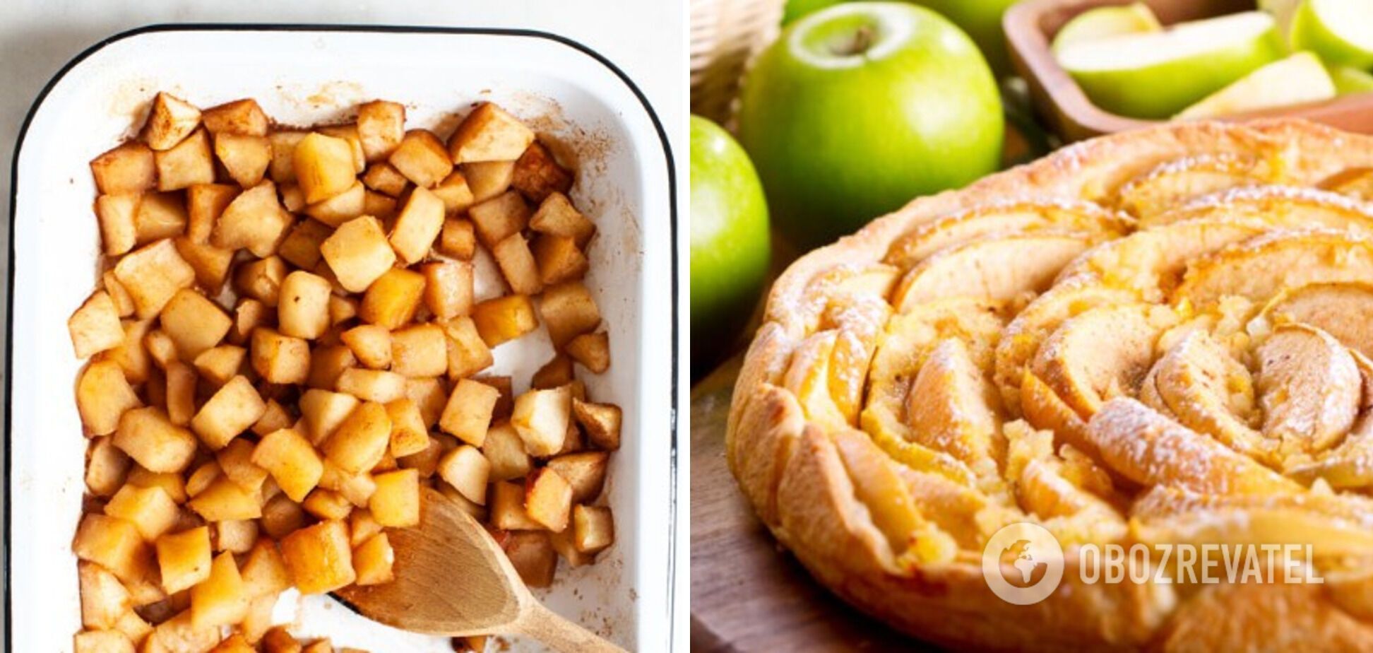 Cinnamon apples for pie
