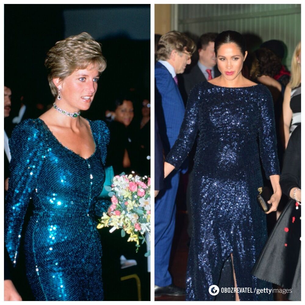 6 times Meghan Markle dressed like Princess Diana. Photo