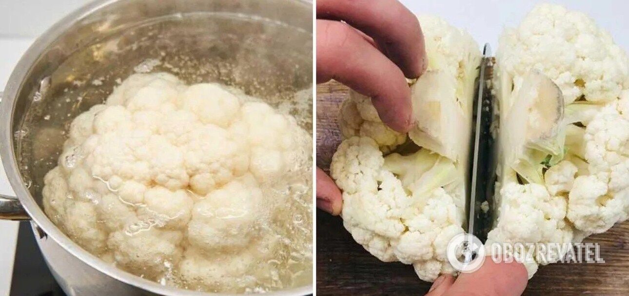 How to cook cauliflower correctly and how much