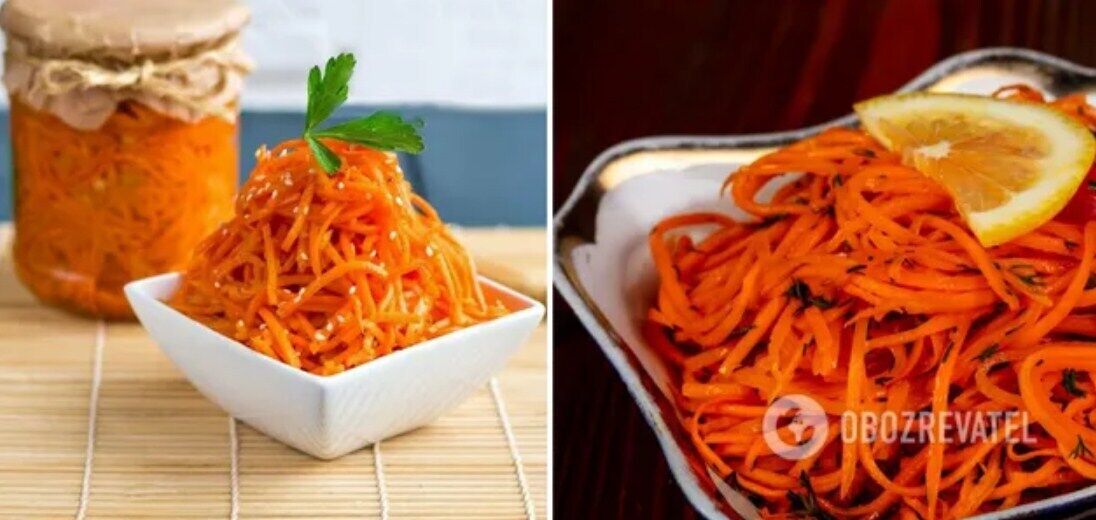 Recipes for cooking Korean-style carrots